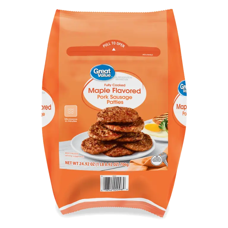 Maple Flavored Pork Sausage Patties