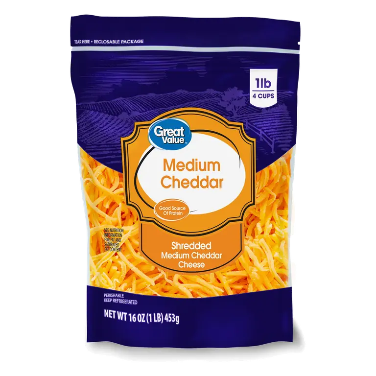 Medium Cheddar Shredded Cheese