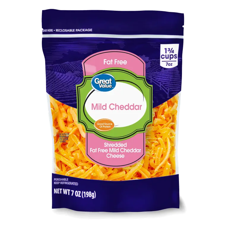 Mild Cheddar Fat Free Shredded Cheese