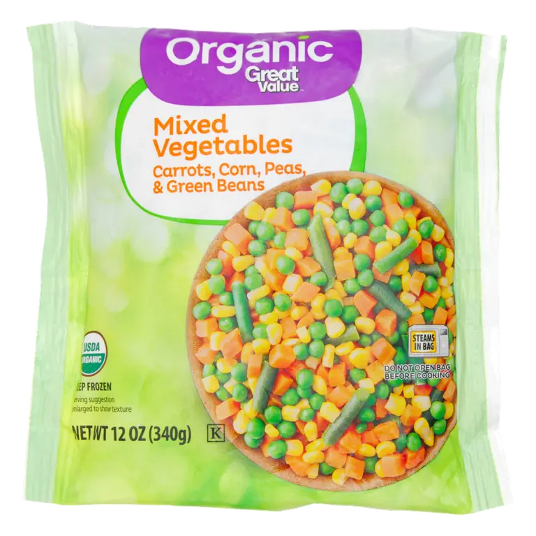 Mixed Vegetables Organic Carrots