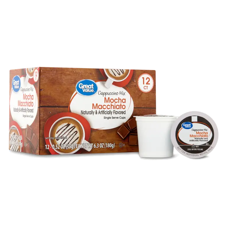 Mocha Macchiato Cappuccino Mix Single Serve Cups
