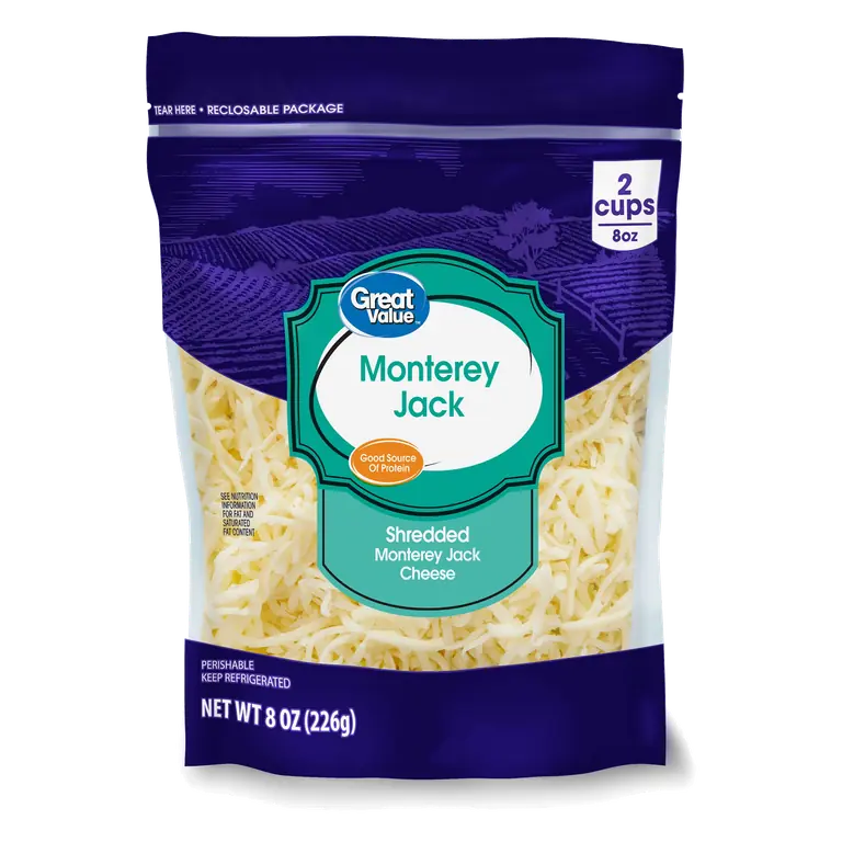 Monterey Jack Shredded Cheese