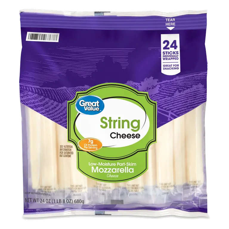 Mozzarella Low-Moisture Part-Skim String Cheese