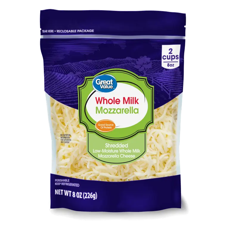 Mozzarella Low-Moisture Whole Milk Shredded Cheese