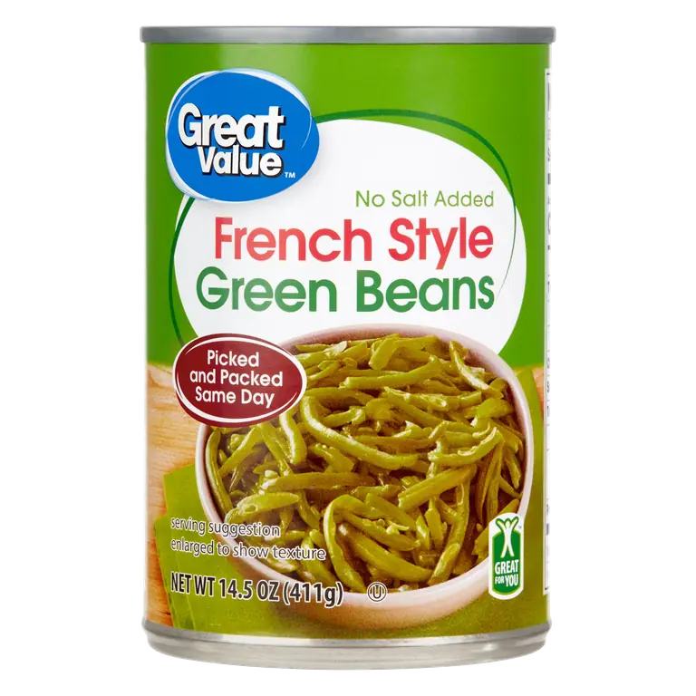 No Salt Added French Style Green Beans