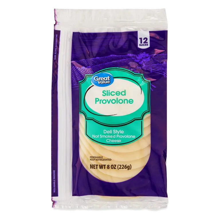 Not Smoked Provolone Deli Style Sliced Cheese