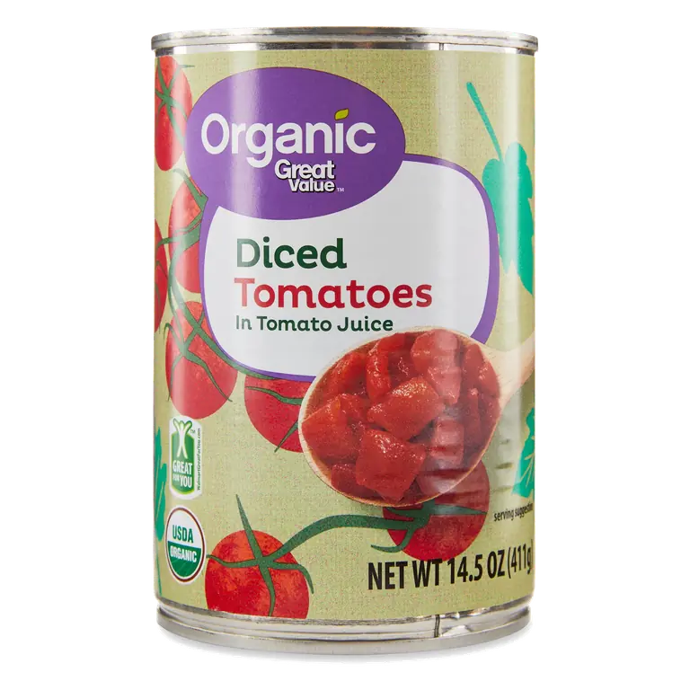Organic Diced Tomatoes in Tomato Juice