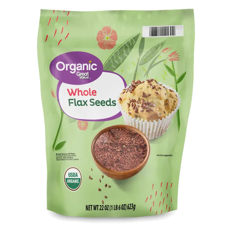 Organic Whole Flax Seeds