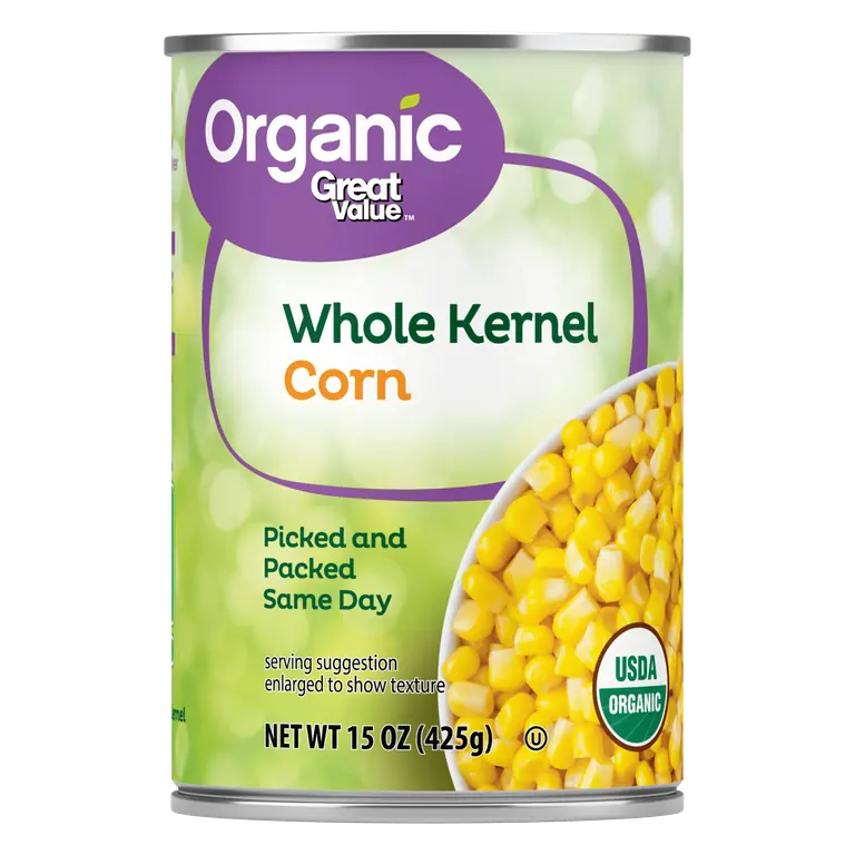 Organic Whole Kernel Corn