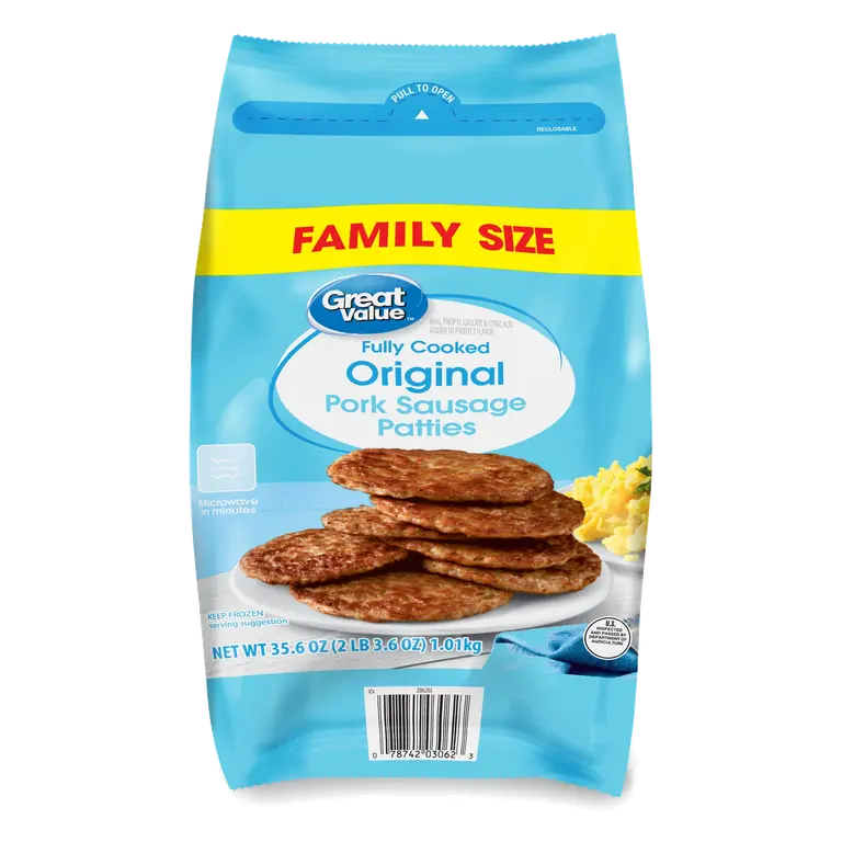 Original Fully Cooked Pork Sausage Patties