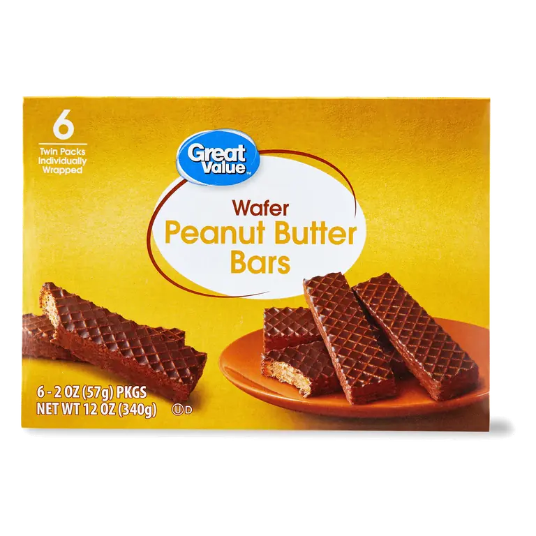 Peanut Butter Wafer Bars
