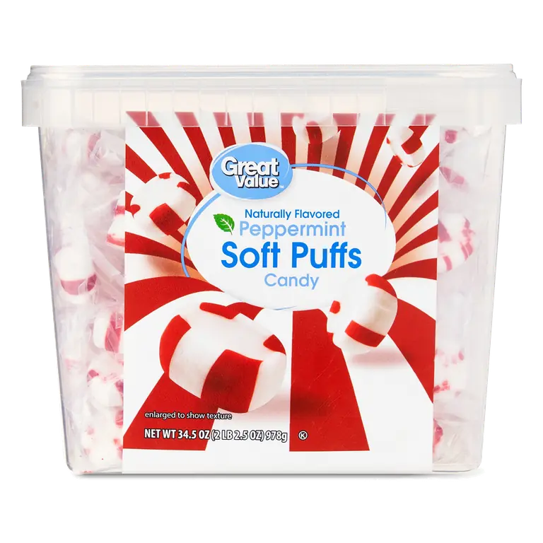 Peppermint Soft Puffs Candy