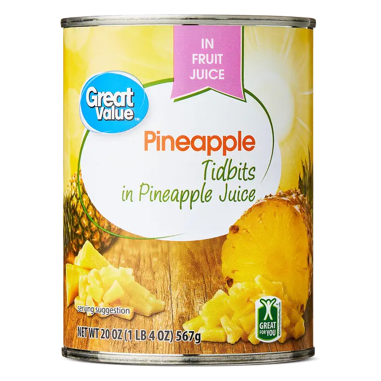 Pineapple Tidbits in Pineapple Juice
