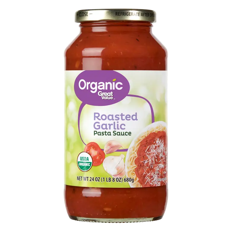 Roasted Garlic Organic Pasta Sauce