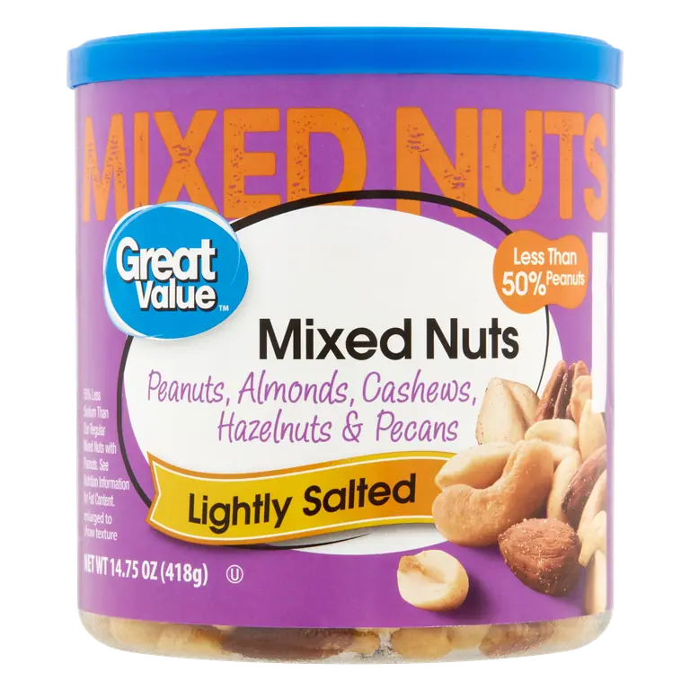 Roasted & Lightly Salted Mixed Nuts Peanuts
