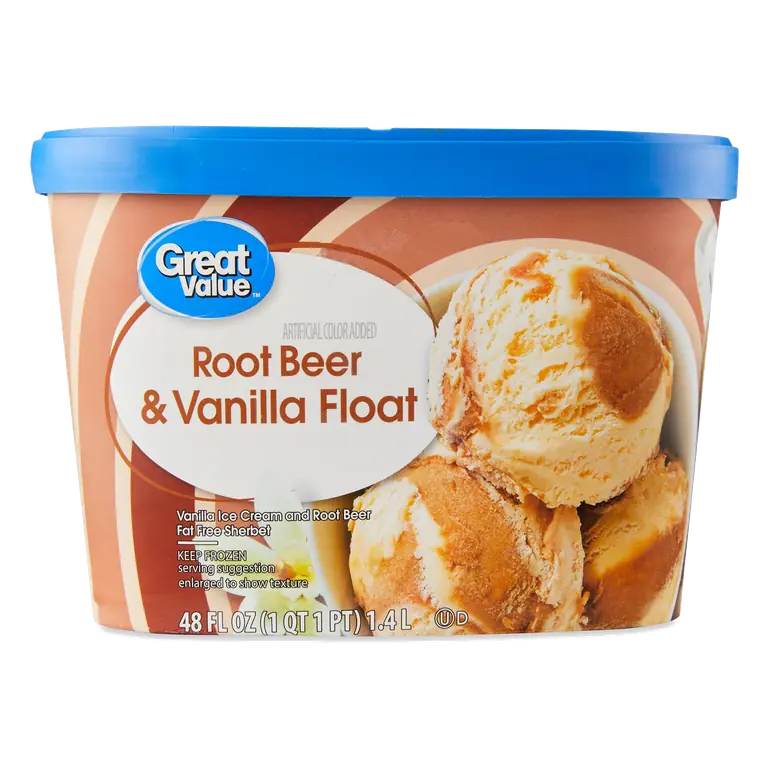 Root Beer & Vanilla Float Vanilla Ice Cream