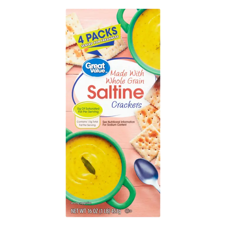 Saltine Crackers with Whole Grain