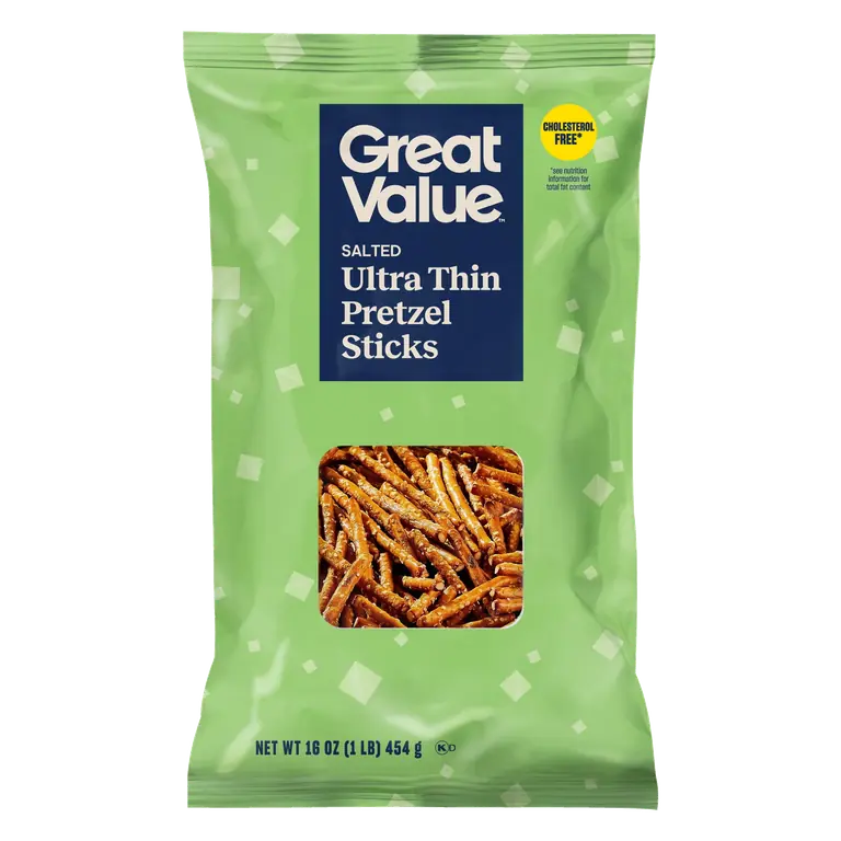 Salty Ultra Thin Pretzel Sticks