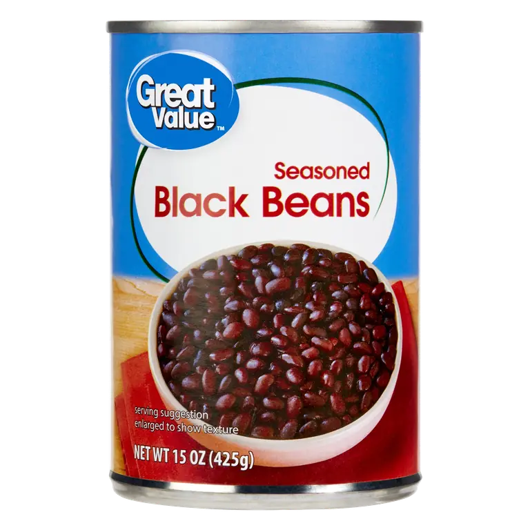 Seasoned Black Beans