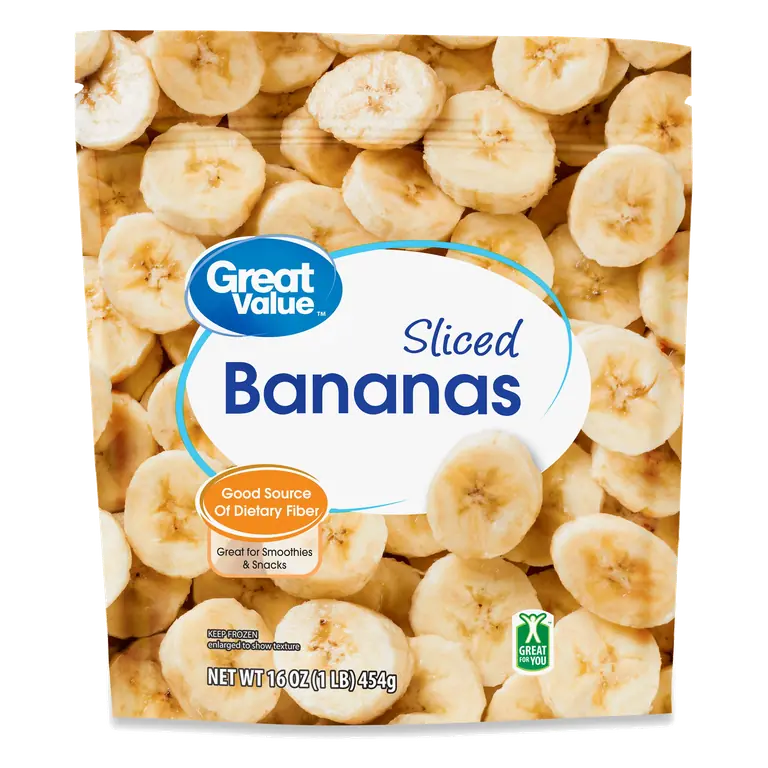 Sliced Bananas