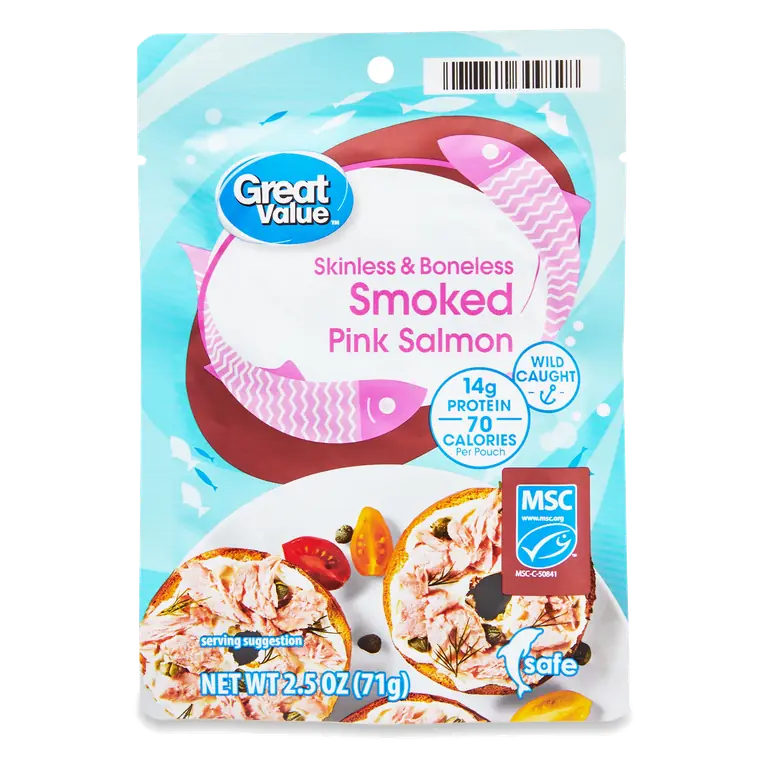 Smoked Skinless & Boneless Wild Caught Pink Salmon