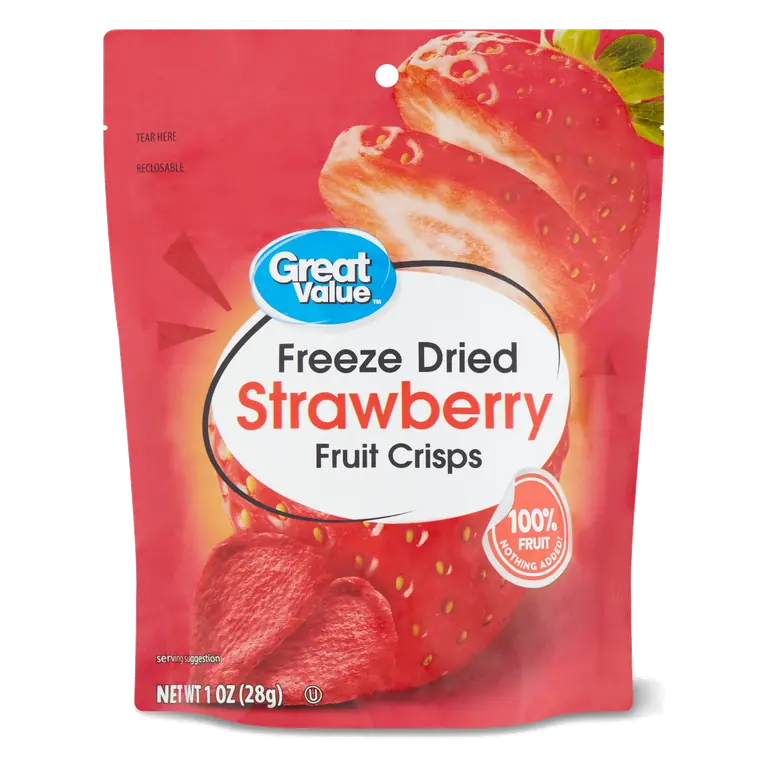Strawberry Freeze Dried Fruit Crisps