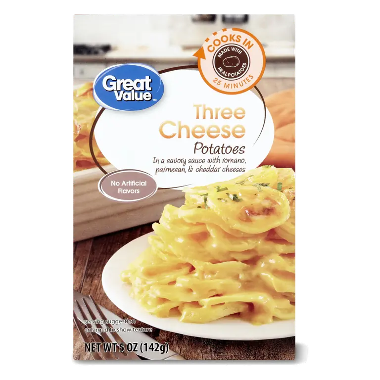 Three Cheese Potatoes in a Savory Sauce with Romano