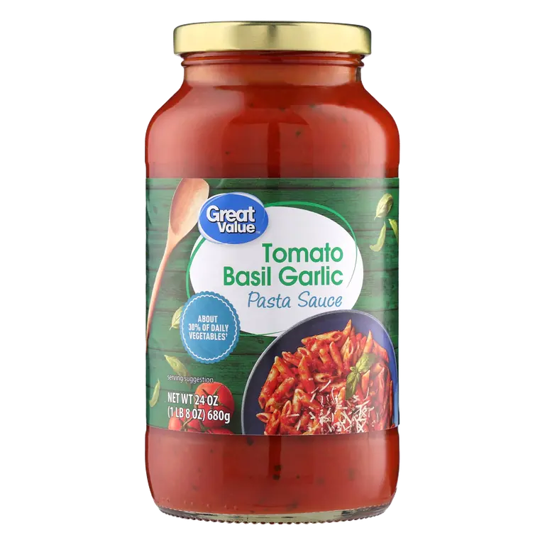 Tomato Basil Garlic Pasta Sauce