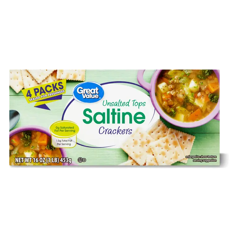 Unsalted Tops Saltine Crackers