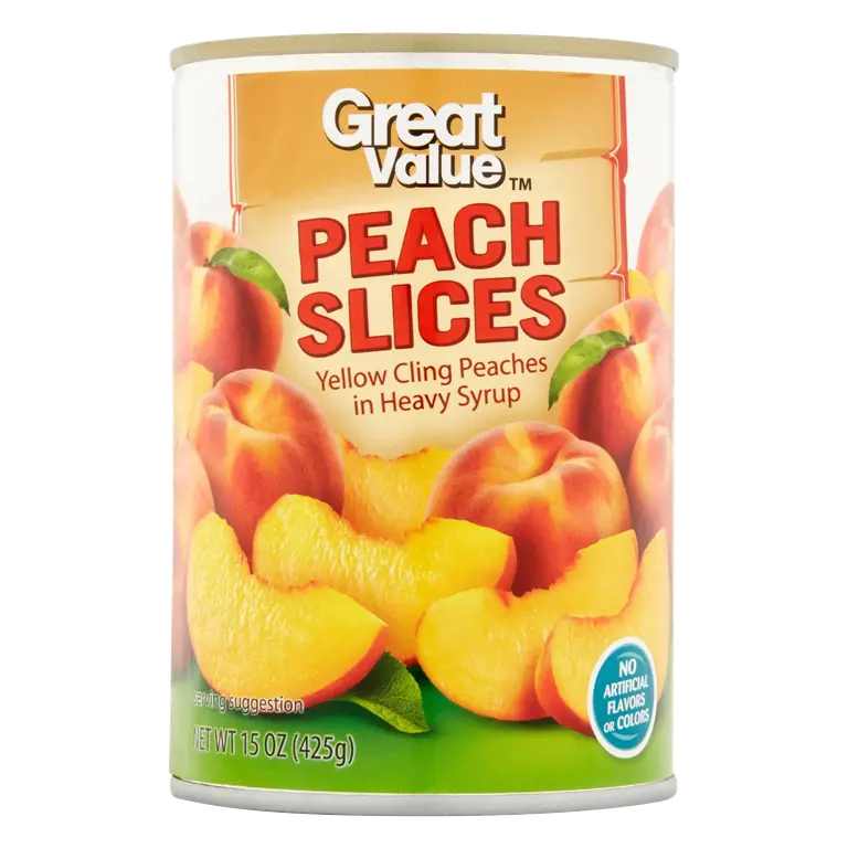 Yellow Cling Sliced Peaches in Heavy Syrup