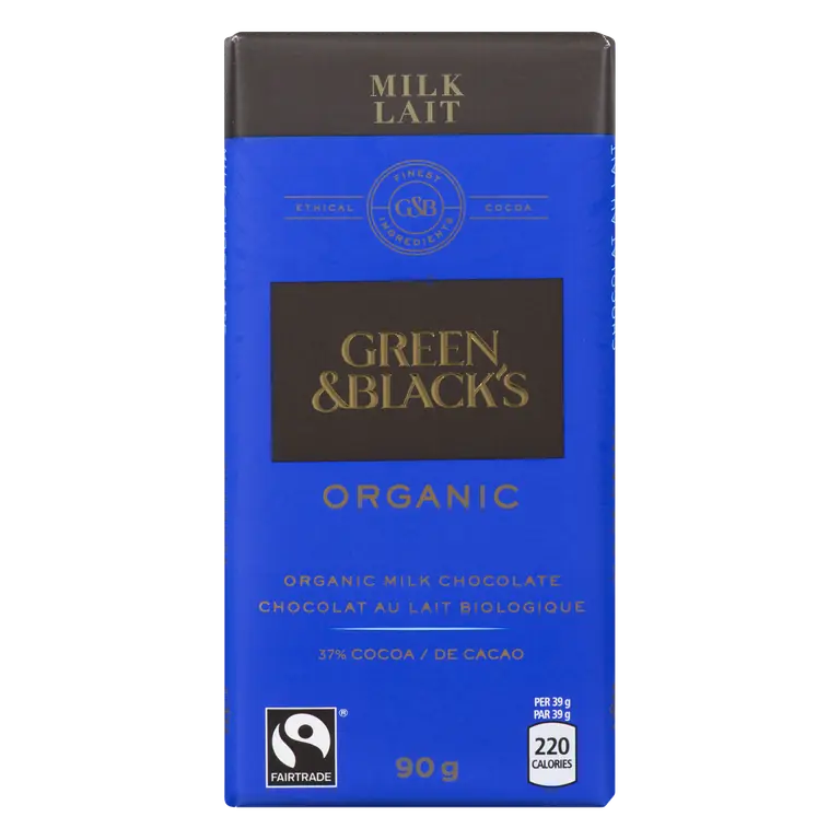 Organic Chocolate Bar Milk 90 g