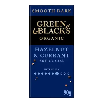 Hazelnut & Currant Dark Chocolate Bar