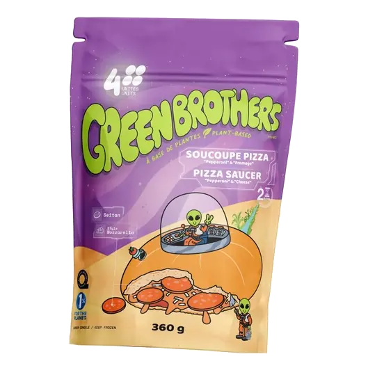 Vegan Frozen Pizza Filled Buns 360 g