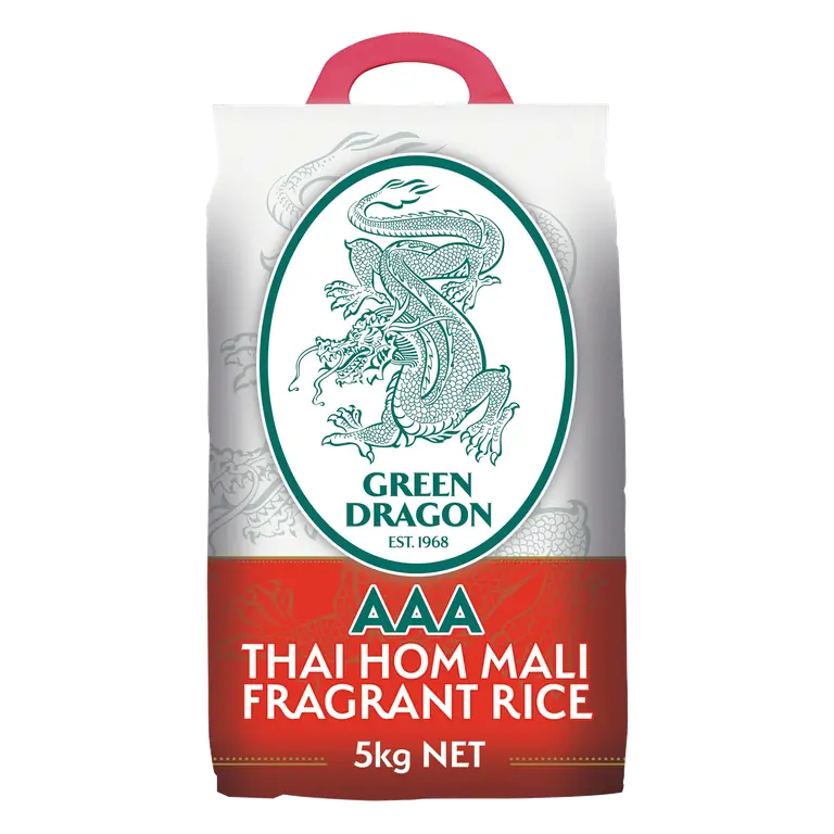 Green Dragon AAA Thai Hom Mali Fragrant Jasmine Rice 5kg