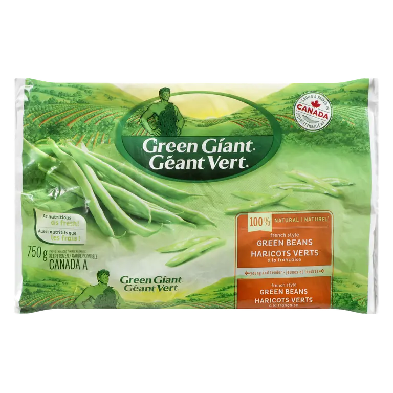 French Style Green Beans Frozen Vegetables 750 g