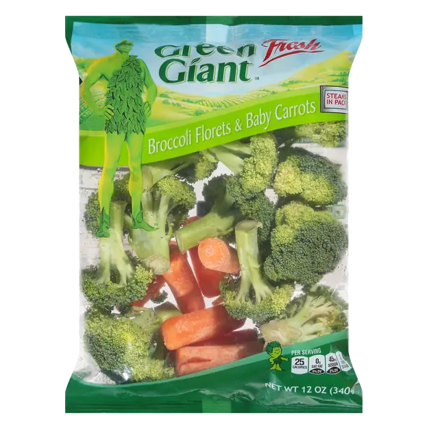 Fresh Broccoli Florets & Baby Carrots