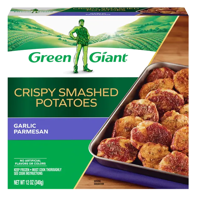 Garlic Parmesan Crispy Smashed Potatoes Frozen