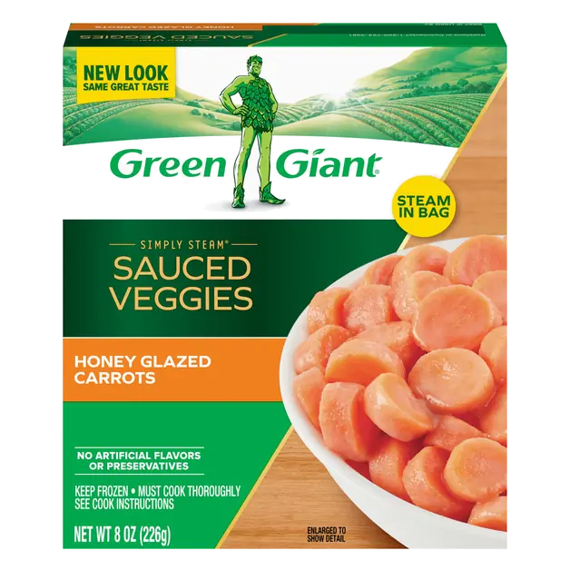 Lightly Sauced Honey Glazed Carrots Frozen