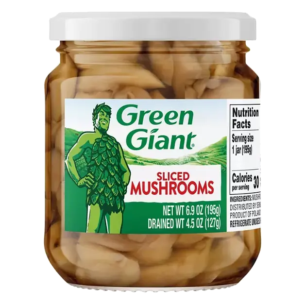Mushrooms, Sliced