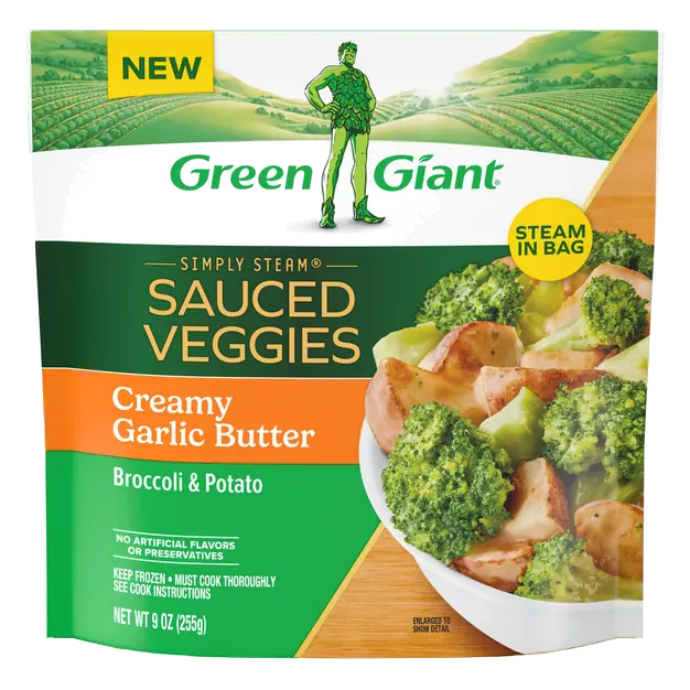 Sauced Veggies Creamy Garlic Butter Broccoli & Potato Frozen