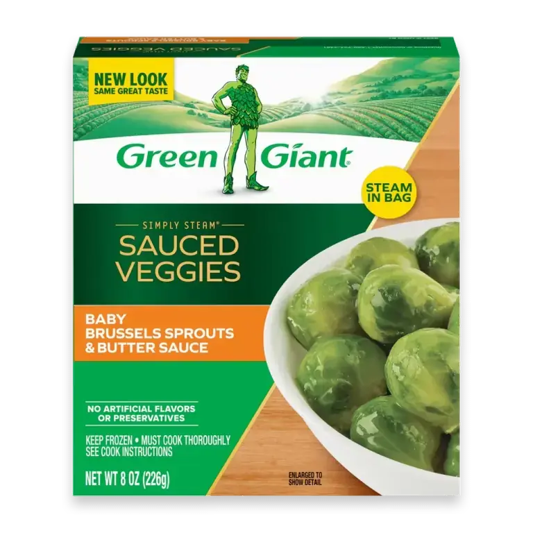 Simply Steam Baby Brussels Sprouts & Butter Sauce