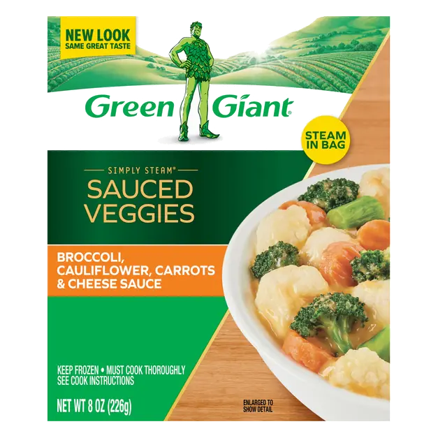 Simply Steam Broccoli Cauliflower Carrots & Cheese Frozen