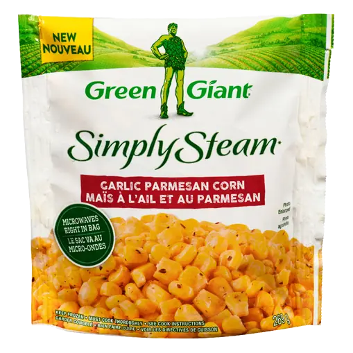 Simply Steam Corn Garlic Parmesan 269 g (frozen)