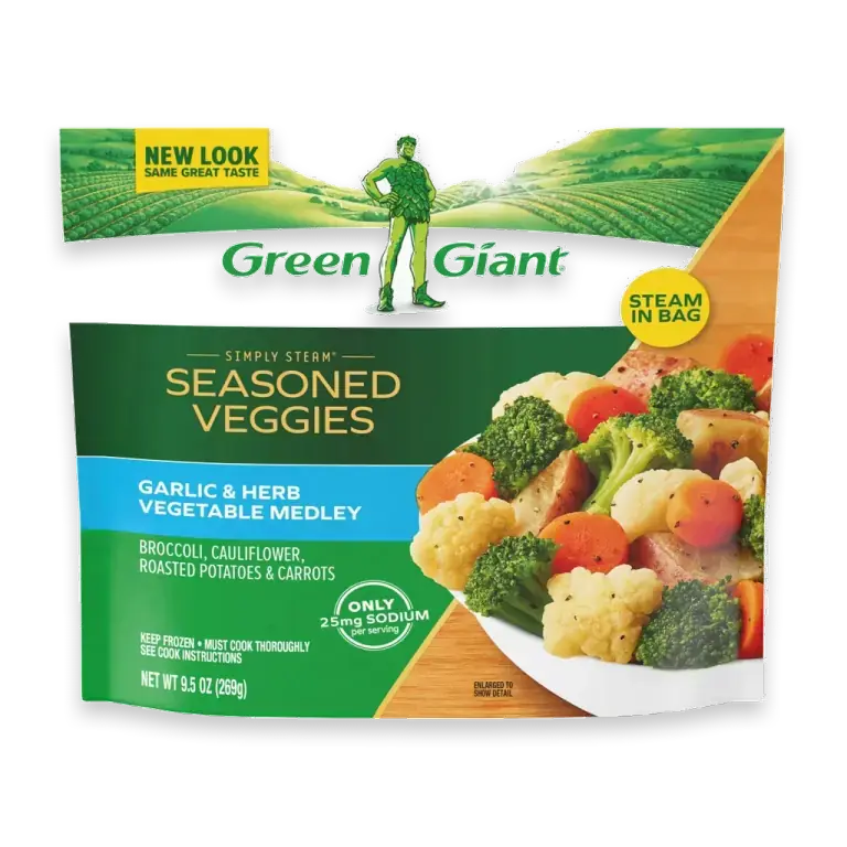 Simply Steam Garlic & Herb Vegetable Medley with Dash Salt-Free Seasoning