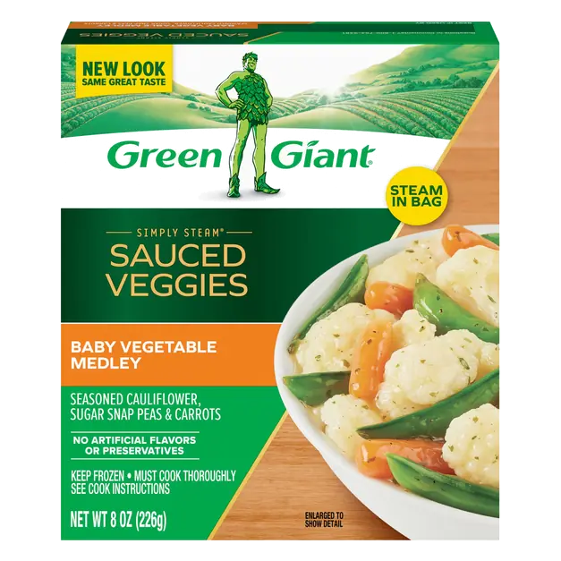 Simply Steam Lightly Sauced Baby Vegetable Medley Frozen