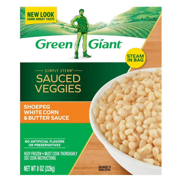 Simply Steam Lightly Sauced Shoepeg White Corn & Butter Frozen