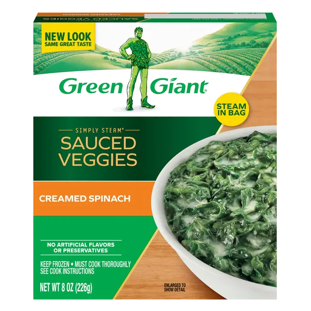 Simply Steam Sauced Creamed Spinach Frozen