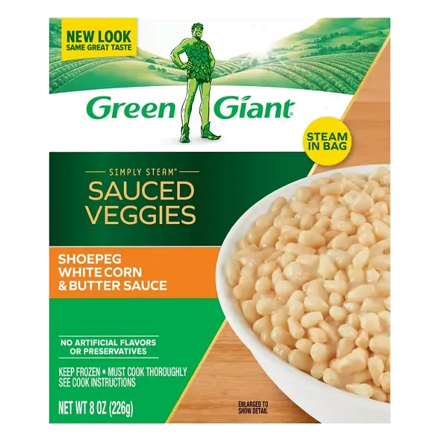 Simply Steam Sauced Veggies Shoepeg White Corn & Butter Sauce