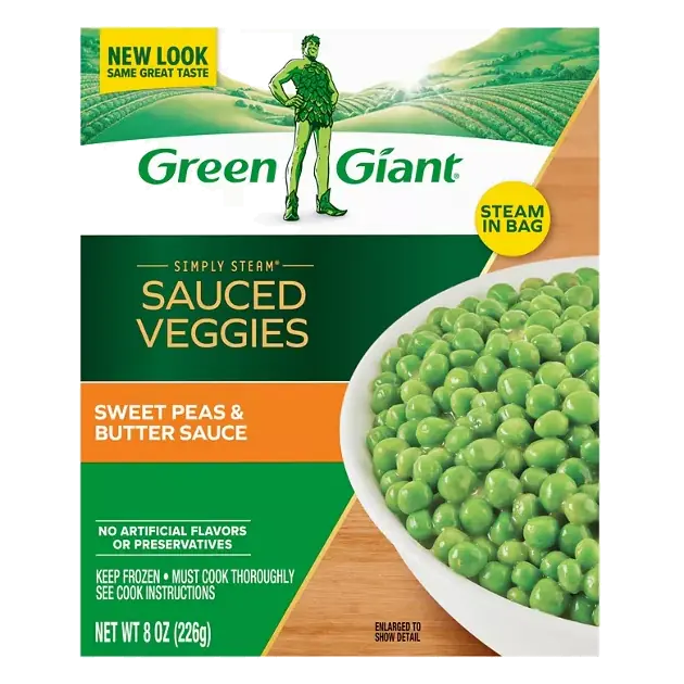 Simply Steam Sauced Veggies Sweet Peas & Butter Sauce