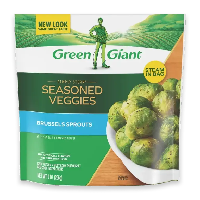 Simply Steam Seasoned Veggies, Brussels Sprouts (Frozen)